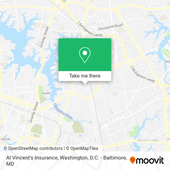Al Vincent's Insurance map