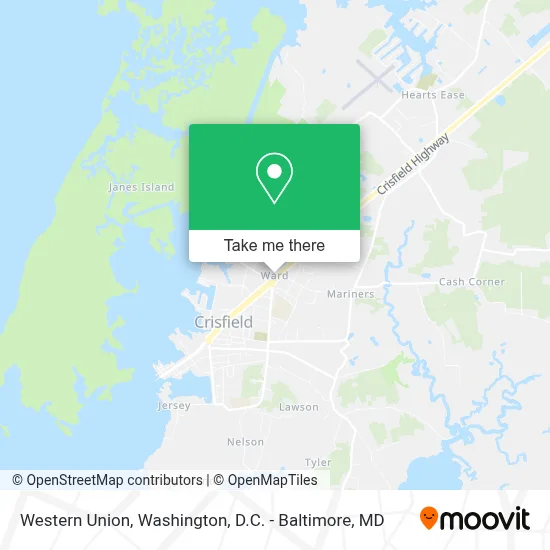 Western Union map