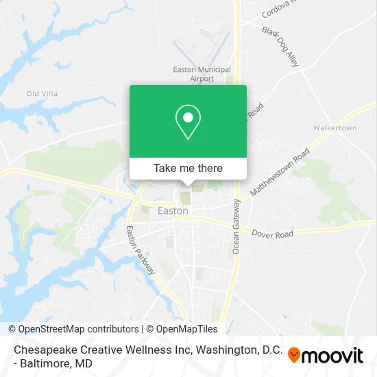 Chesapeake Creative Wellness Inc map