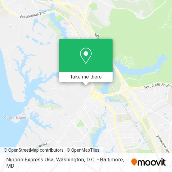 Nippon Express Usa map