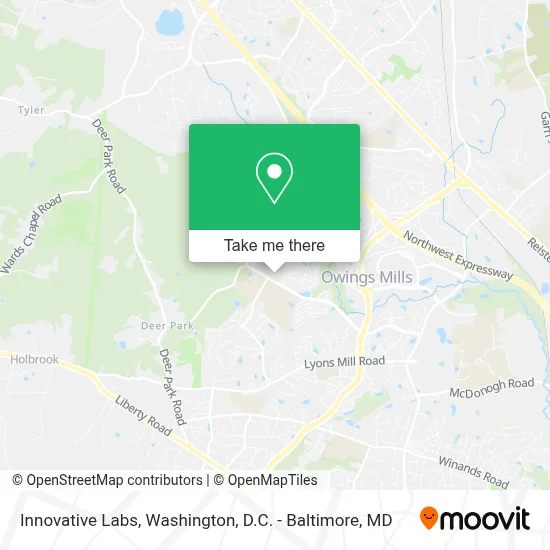 Innovative Labs map