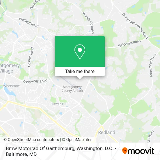 Bmw Motorrad Of Gaithersburg map