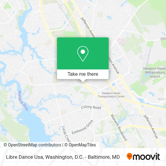 Libre Dance Usa map