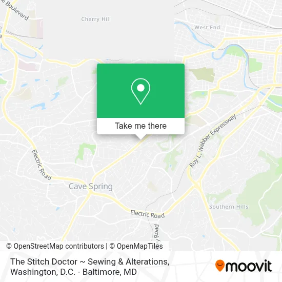 The Stitch Doctor ~ Sewing & Alterations map