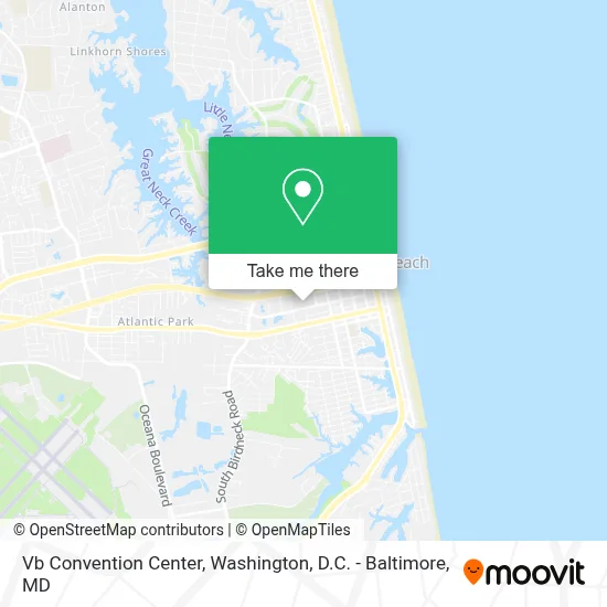 Vb Convention Center map