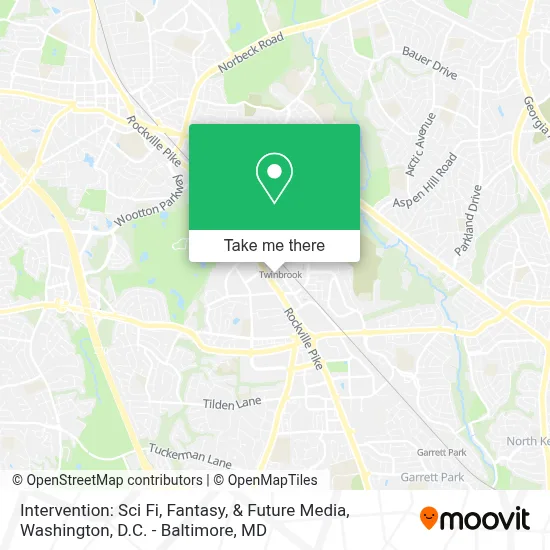 Intervention: Sci Fi, Fantasy, & Future Media map