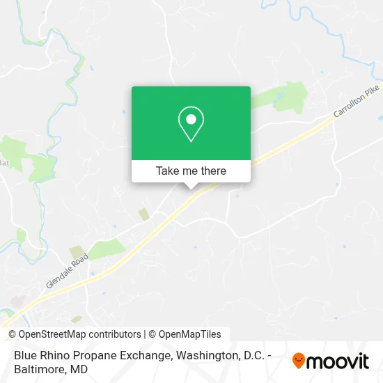 Blue Rhino Propane Exchange map