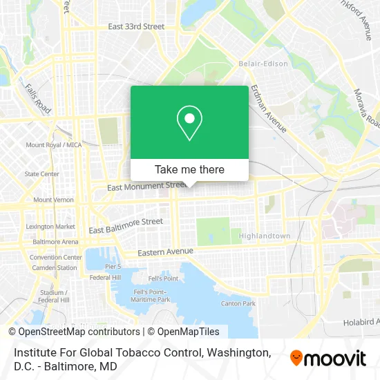 Institute For Global Tobacco Control map