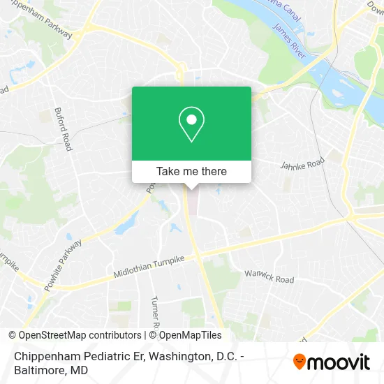 Chippenham Pediatric Er map