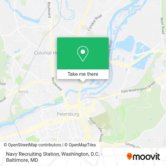 Navy Recruiting Station map
