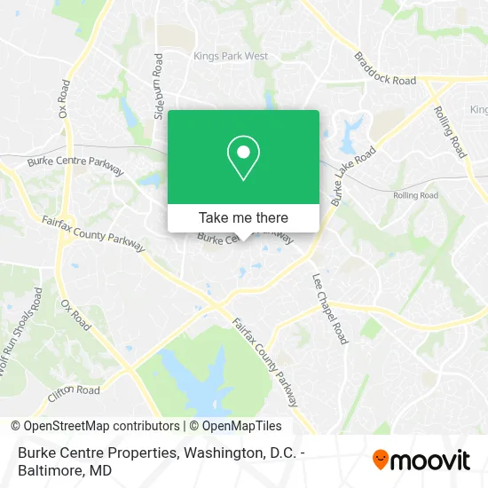 Burke Centre Properties map