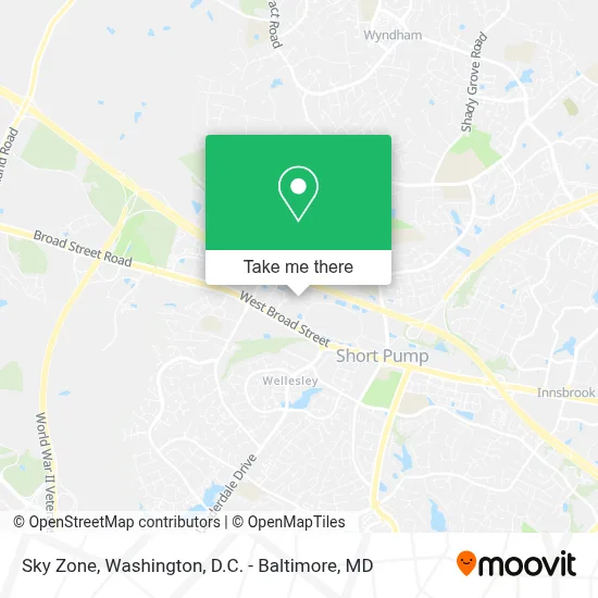 Sky Zone map