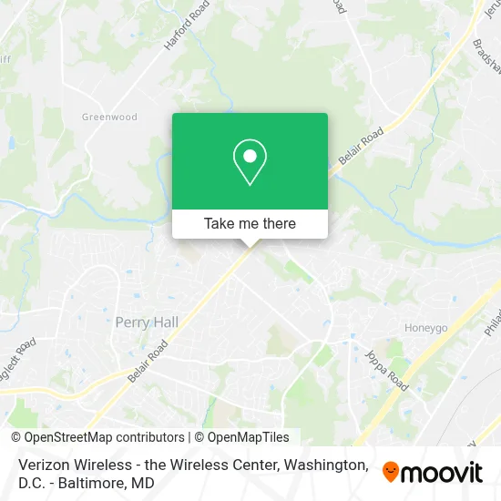 Verizon Wireless - the Wireless Center map