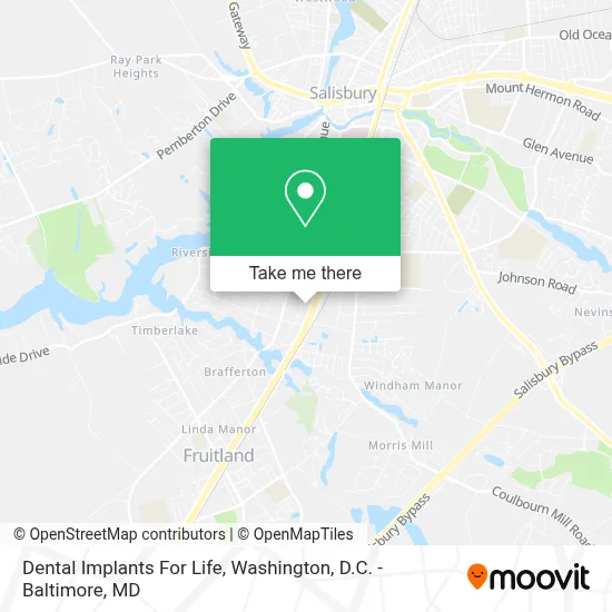 Dental Implants For Life map