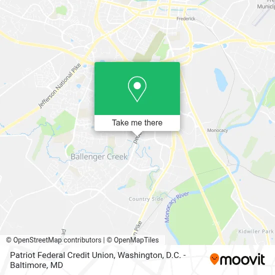 Patriot Federal Credit Union map