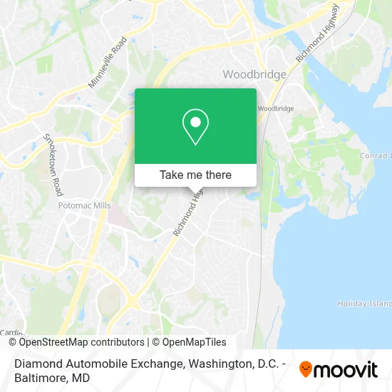 Diamond Automobile Exchange map