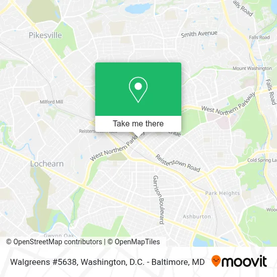 Walgreens #5638 map
