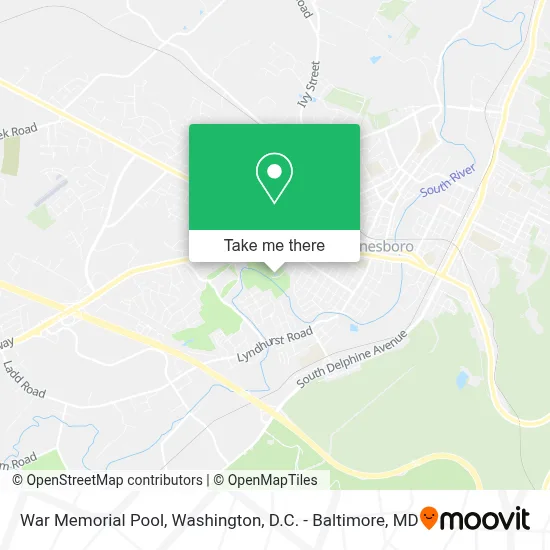 War Memorial Pool map