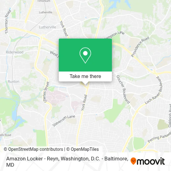 Amazon Locker - Reyn map
