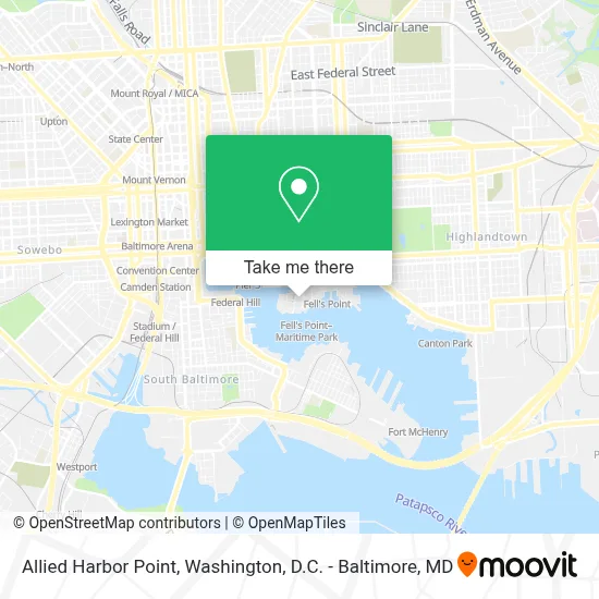 Allied Harbor Point map
