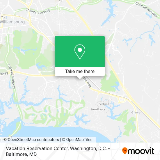 Vacation Reservation Center map