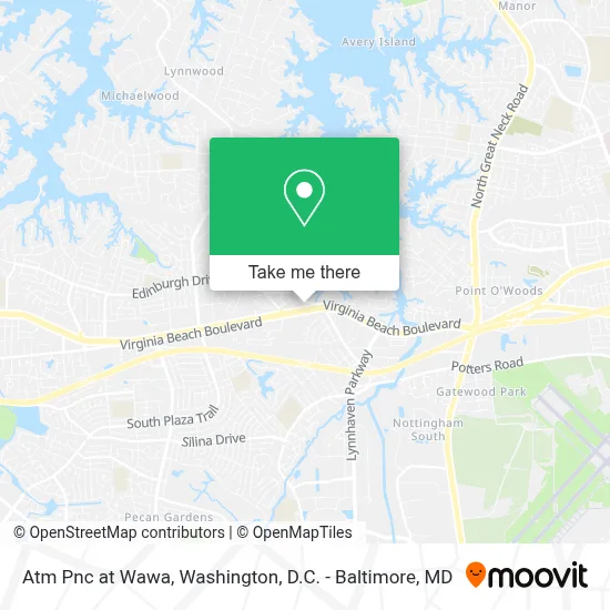 Atm Pnc at Wawa map