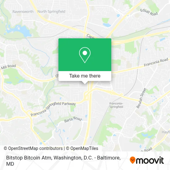 Bitstop Bitcoin Atm map