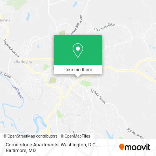 Cornerstone Apartments map