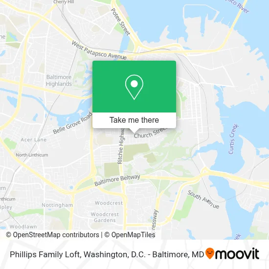 Phillips Family Loft map