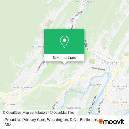 Proactive Primary Care map