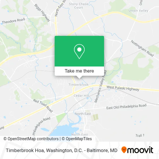 Timberbrook Hoa map