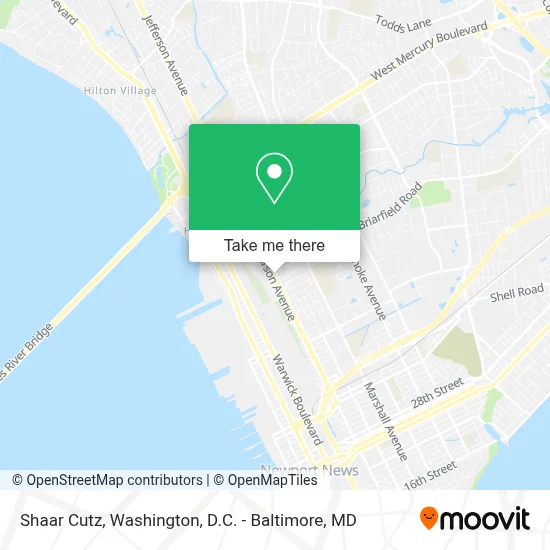 Shaar Cutz map