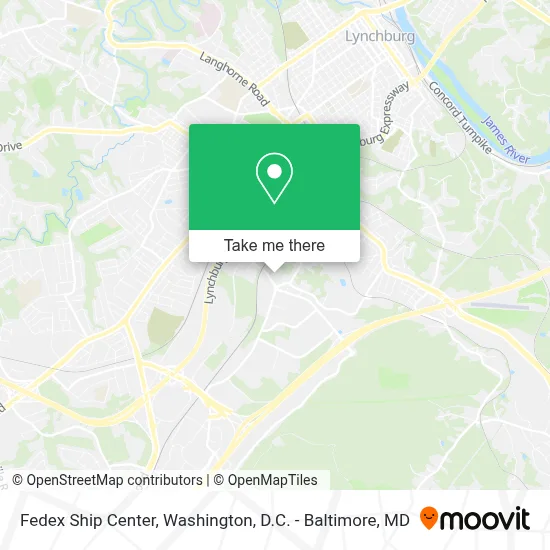 Fedex Ship Center map