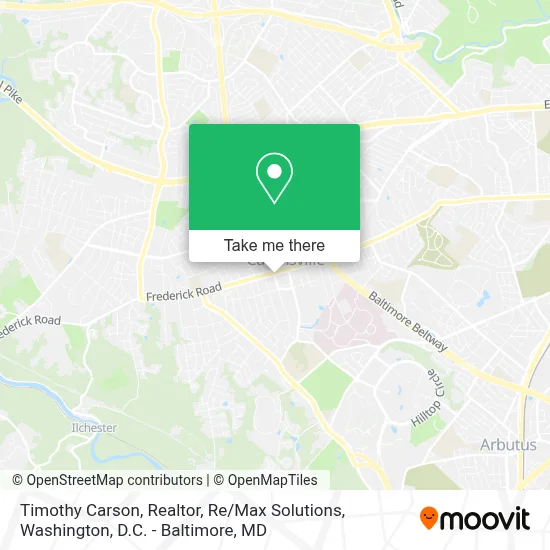 Timothy Carson, Realtor, Re / Max Solutions map