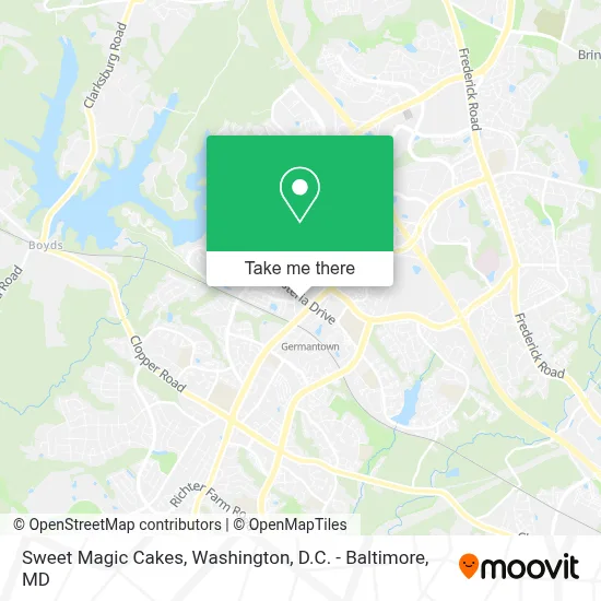 Sweet Magic Cakes map