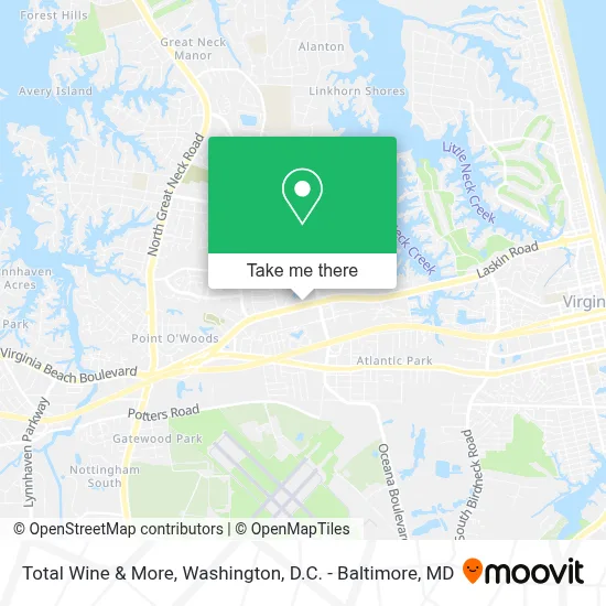 Total Wine & More map