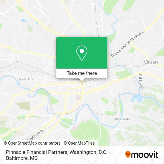 Pinnacle Financial Partners map