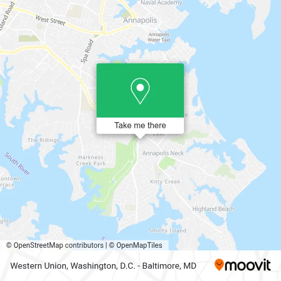 Western Union map