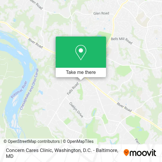 Concern Cares Clinic map