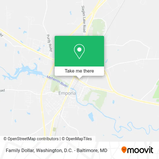 Family Dollar map