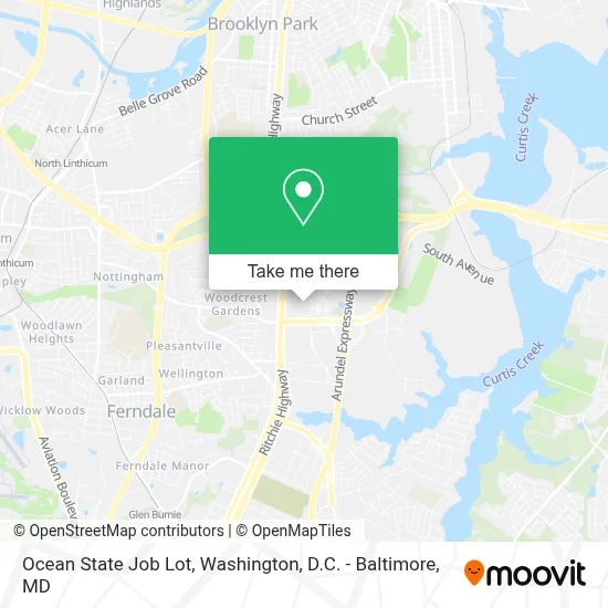 Ocean State Job Lot map