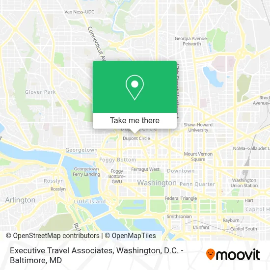 Executive Travel Associates map