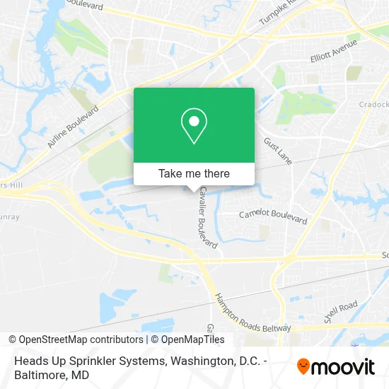 Heads Up Sprinkler Systems map