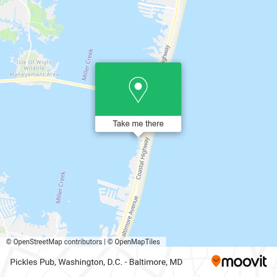 Pickles Pub map