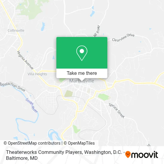 Theaterworks Community Players map