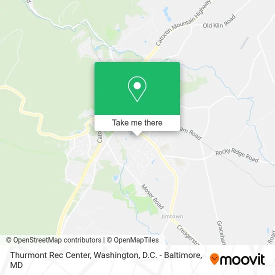 Thurmont Rec Center map