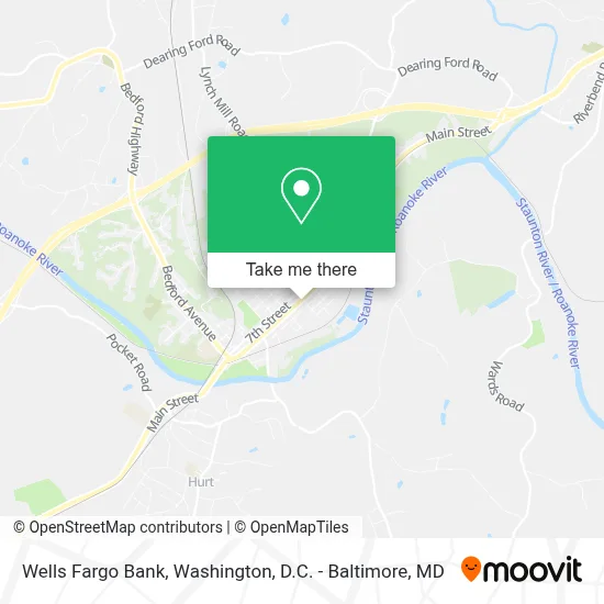 Wells Fargo Bank map
