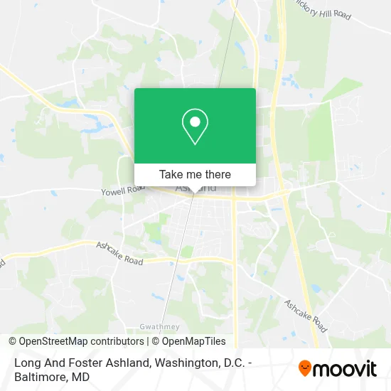 Long And Foster Ashland map