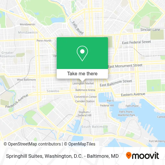 Springhill Suites map