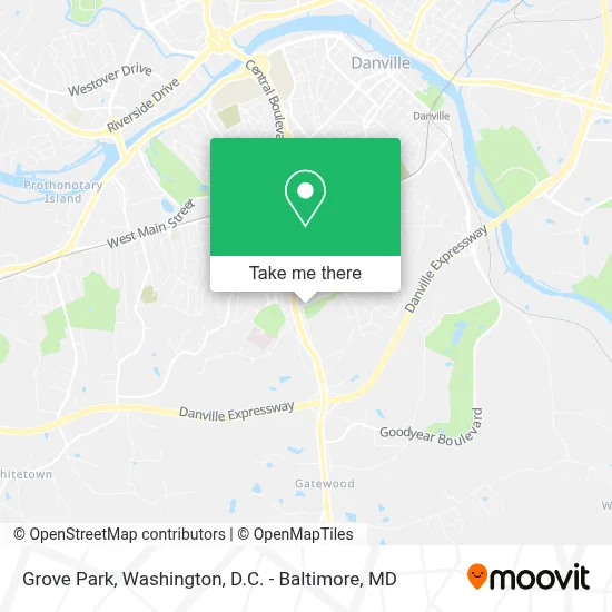 Grove Park map